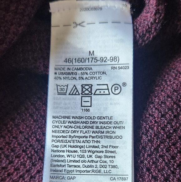 GAP Maroon Knit Sweater - Picture 4 of 5